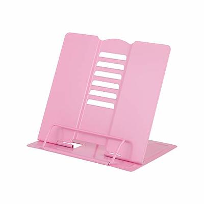 MSDADA Small Desk Book Stand Metal Reading Rest Book Holder