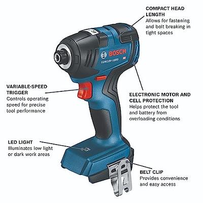 BOSCH GEX18V-5B15 18V Brushless 5 In. Random Orbit Sander Kit with (1)  CORE18V® 4 Ah Advanced Power Battery 