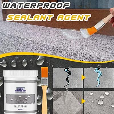 300g(2pc) Invisible Waterproof Agent,Transparent Repairing Leak Waterproof  Adhesive,Waterproof Insulating Sealant,Super Strong Bonding Sealant  Invisible Waterproof Anti-Leakage Agent 