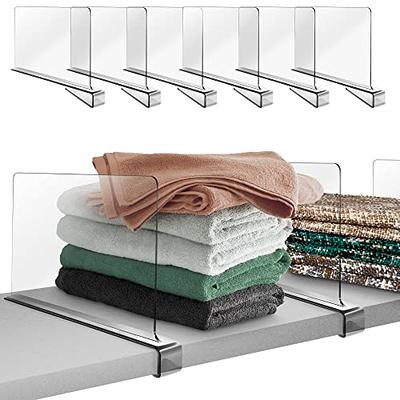 Acrylic Shelf Dividers, Closets Shelf Separator For Wooden Or