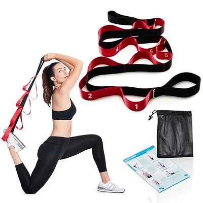 EOM Yoga Stretch Strap, Leg Stretcher Foot Stretching Belt with