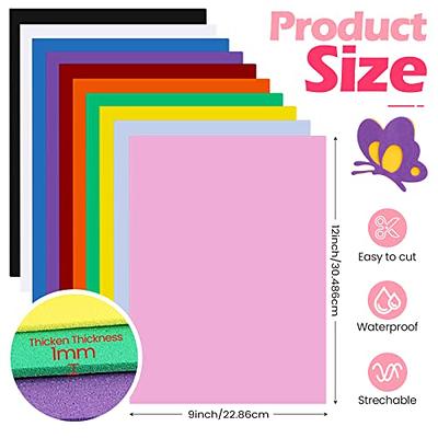 Ireer 150 Sheets EVA Foam Sheet Crafts 9 x 12 Inch 10 Color EVA Foam Paper