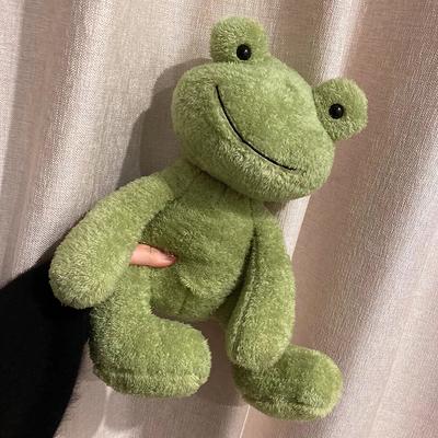 ZHONGXIN MADE Giant Frog Plush - Lifelike 13 Inch Seated Frog