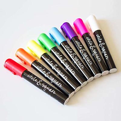 Wet erase chalk pens, liquid chalk markers