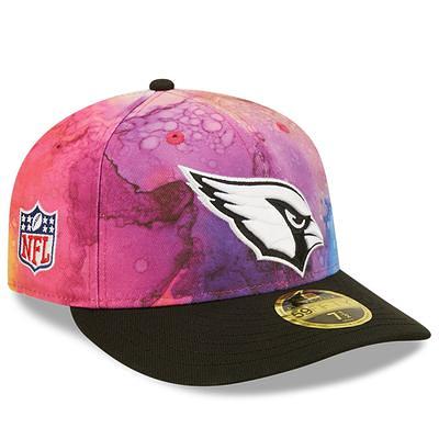 New Era Men's Arizona Cardinals Top Visor 39Thirty Black Stretch Fit Hat