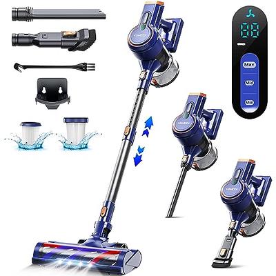 BuTure Cordless Vacuum Cleaner, 38Kpa Powerful Suction Stick Vacuum with  Colorful Animated Screen, Max 55min Runtime, Multi-Cone Filtration,  Handheld