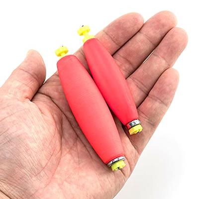 Dr.Fish 10 Pack Cigar Fishing Bobbers Weighted Snap-on Floats EVA Foam  Fishing Corks Floaters Bass Trout Crappie Panfish Fly Sea Boat Fishing Red  Yellow - Yahoo Shopping