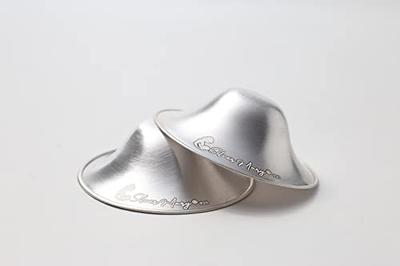 Zomee Original Silver Nursing Cups - Nipple Shields for Nursing Newborn