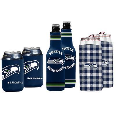 Seattle Seahawks Two-Piece Stemless Wine Glass Set with Collector's Box