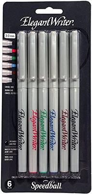 MISULOVE Hand Lettering Pens Calligraphy Pens Brush Markers Set Soft and  Hard Tip Black Ink Refillable 