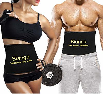 Stomach Sweat Band for Women - Sweat Waist Trimmer Belt Workout Waist  Trainer Neoprene ab Wrap with Pocket