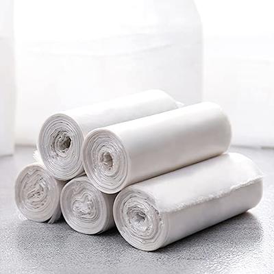 2 Gallon Small Trash Bags, Clear, 150 Counts/ 3 Rolls 50 Count