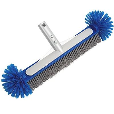 20 Floor & Wall Pool Brush Adjustable Angle Ez Clip Handle Curved