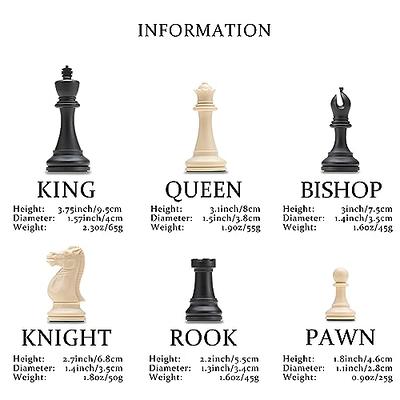  The Championship Chess Set - Pieces Only - 3.75 King