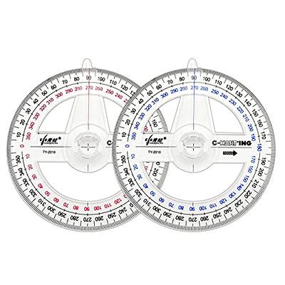 Omnigrip 10-1/2 Neon Square Ruler