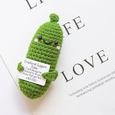 1pc Handmade Emotional Support Pickled Cucumber Gift, Handmade