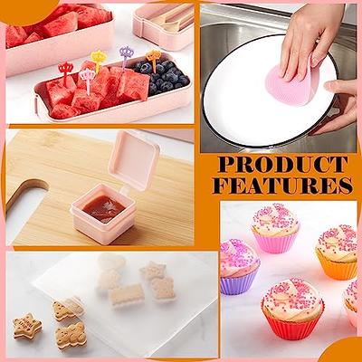  PUFAMET Leakproof Silicone Dips Containers, Salad