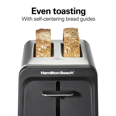 Hamilton Beach 2 Slice Toaster with Wide Slots, Bagel Function, Toast  Boost, Stainless Steel, New, 22997F - Yahoo Shopping