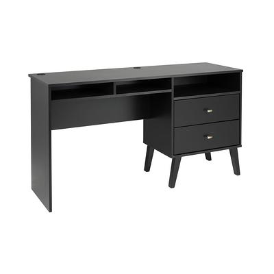 Prepac 48-in Black Modern/Contemporary Computer Desk