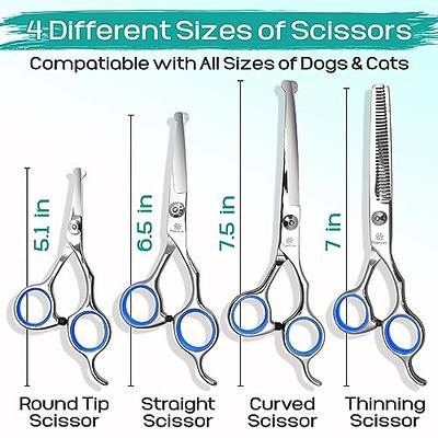 Professional Dog Pet Grooming Straight Chunker 6.5 Shear Scissors Matt  Finish