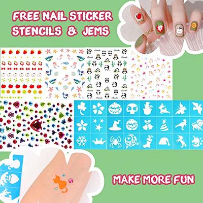 36 Tempera Paint Stick, Pad and Stencil Set 