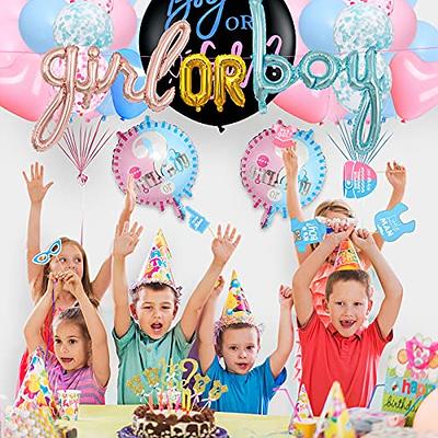 Oh Baby Giant Balloon With Tassel Tail Blue Pink Boy Girl Statement Party  Decoration Shower Gender Pregnancy Reveal Photo Prop - Yahoo Shopping