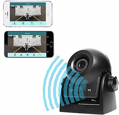 Wireless Backup Dash Cam, MHCABSR WiFi Reversing Camera Work with