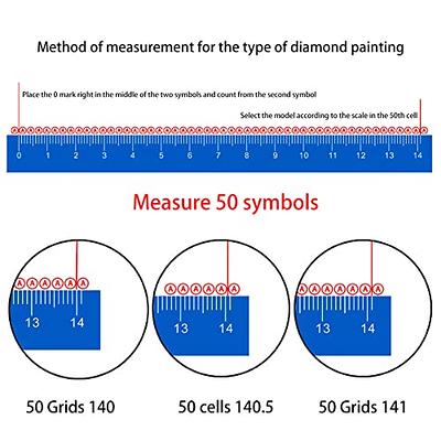 How To Make A Square Mesh Ruler Work On Your Diamond Painting 