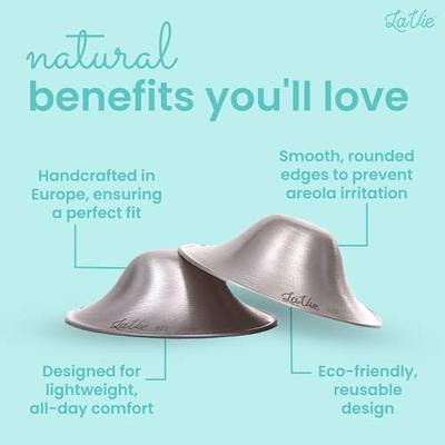 The Original Silver Nursing Cups - Nipple Shields for Nursing Newborn -  Newborn Essentials Must Haves - Nipple Covers Breastfeeding - 925 Silver (2  Count (Pack of 1))… : : Baby