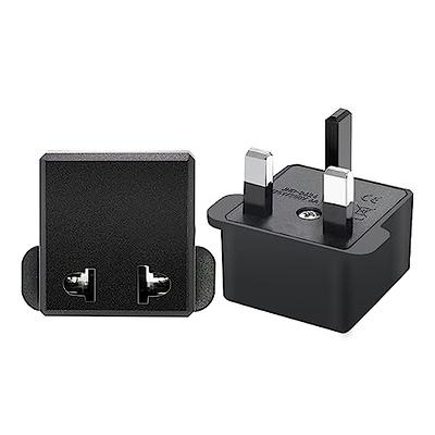 OREI Australia, New Zealand, China Power Plug Adapter, AU Travel Adapter 2  in 1 USA Grounded Outlet Universal Socket - Type I - Fiji, Argentina - 4