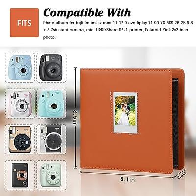 360 Pockets Photo Album for Fujifilm Instax Mini Camera, Polaroid Camera,  for Fujifilm Instax Mini 11 12 9 40 Evo Liplay 8 7+ Instant Camera, Photo  Album for Polaroid Kodak HP Zink 2x3 Photo（Brown） - Yahoo Shopping