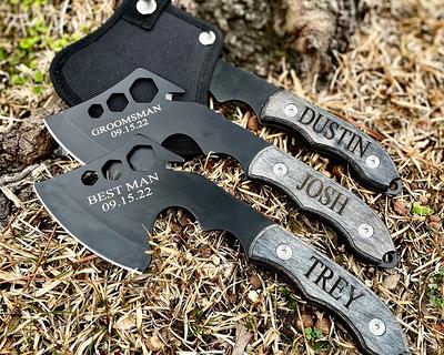 Bachelor Party Favors Gifts Groomsmen Hatchet Wedding For Proposal