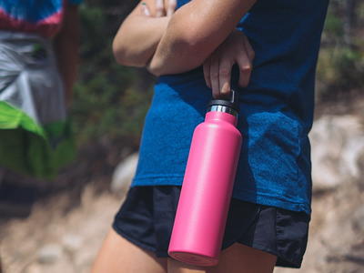 Reusable Modern Ascent Water Bottle, Stainless Steel