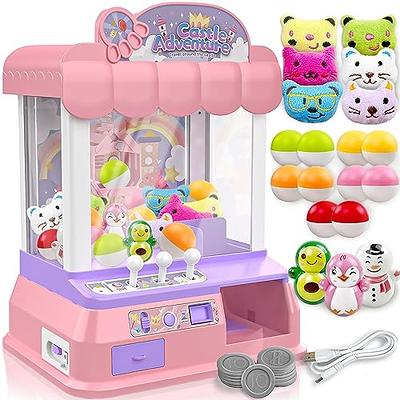 Large Claw Machine for Kids, Vending Machines with Little Toys for Girls,  Boys Electronic Arcade Candy