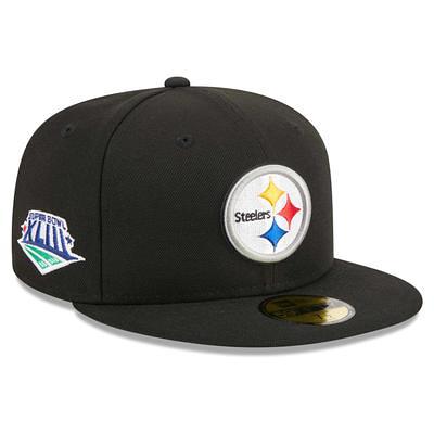 Men's New Era Black Pittsburgh Steelers Main Patch 59FIFTY Fitted Hat -  Yahoo Shopping