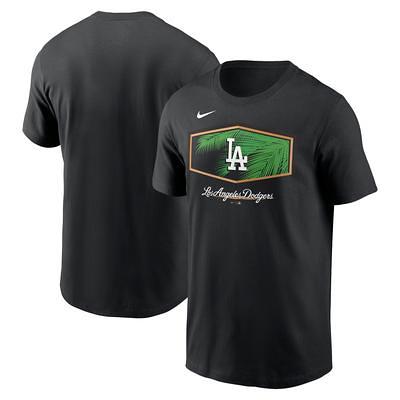 Men's Los Angeles Dodgers Clayton Kershaw Nike Black Name & Number T-Shirt