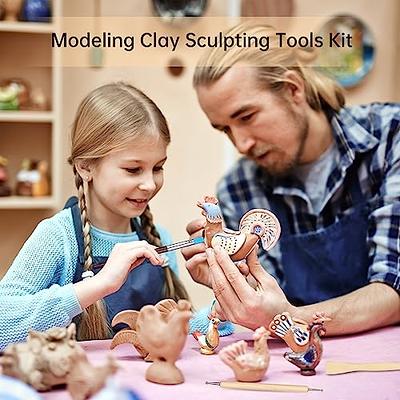 Pottery Clay Sculpting Tools, 39Pcs Double Sided Polymer Clay Tools, Ceramic  Clay Carving Tool Set for Beginners, Pottery Tools - Yahoo Shopping