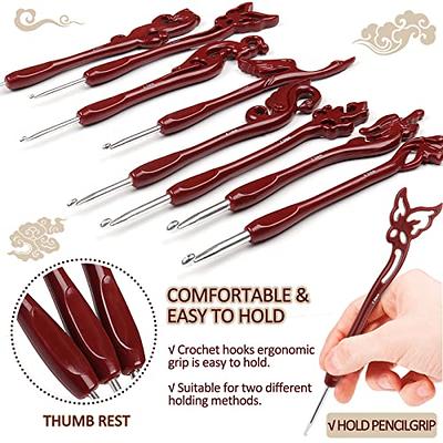  Coopay Crochet Kit Animals Crochet Hooks, 7.4'' Aluminum  Crochet Needles for Crocheting, Crochet Hook Set Ergonomic Knitting Hooks  for Crochet Yarn Craft, Crochet Set Premium Knitting Crochet Supplies