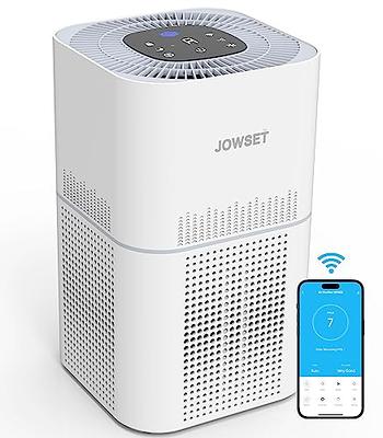 Smart Wi-Fi Air Purifier, JOWSET Powerful H13 True HEPA Filter, Purifiers  for Home Large Room