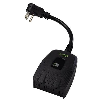 Enbrighten 125-Volt 2-Outlet Outdoor Smart Plug at