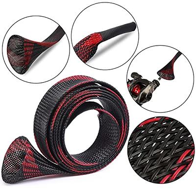 ZHENDUO OUTDOOR 12Pcs Fishing Rod Sleeve Rod Socks 67inches Rod Covers  Braided Mesh Rod Protector Fishing Tools Accessories for Bait Casting Sea Fishing  Rod - Yahoo Shopping