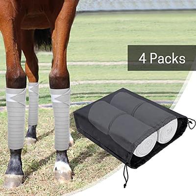 Equine Fleece Polo Leg Wraps, Set of 4 Horse Bandages