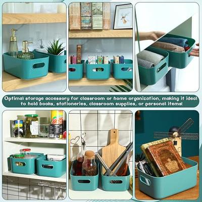 Plastic Storage Pantry Baskets Bathroom Office Drawer Organizer