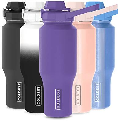 JEELA Sports - 2 Pack Protein Shaker Bottles for Protein Mixes with Shake Ball - 24 oz, Dishwasher Safe Blender Shaker Bottles, Shaker Cup for