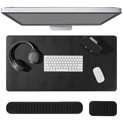 KTRIO Desk Mat Mouse Pad,Leather Desk Pad Protector,31.5 x 15.7