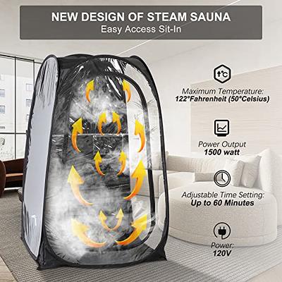 Steam Sauna Tent,Full Size Personal Home Sauna,Portable Sauna SPA 1,000Watt