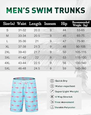 APTRO Men's Swimming Shorts Board Shorts Quick Dry Swimming Trunks