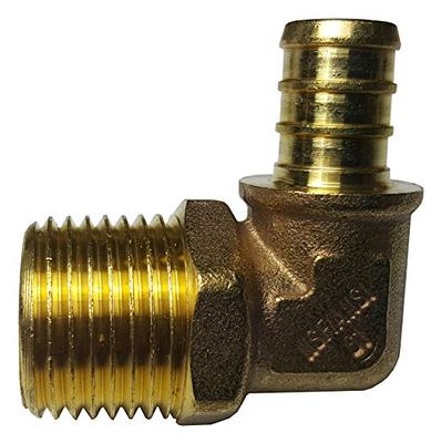 LittleWell 3/4 in. Push-Fit x 1/2 in. NPT Female Pipe Thread Brass