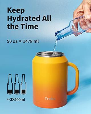  Trebo 40oz Insulated Water Bottle that Fits in Cup