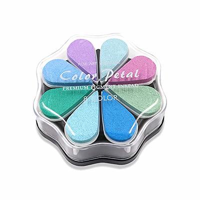 20 Colours Washable Stamp Pads for Kids,Fingerprint for Rubber Stamps  Partner Card Making And Scrapbooking 